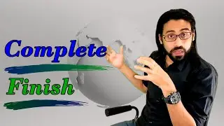 What's the difference between complete and finish?