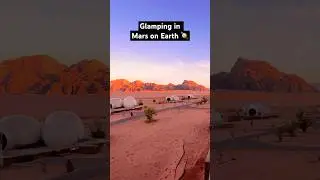 desert glamping in a bubble tent in Wadi Rum (hosted by @VisitJordan)
