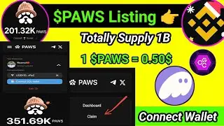 Paws Binance Listing Update || Paws Phantom Wallet Connect Problem Solv || Paws Airdrop Claim