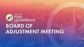 Board of Adjustment Meeting on January 14, 2026