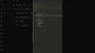 Функция поиска ряда Фибоначчи 