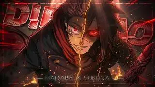 MONTAGEM DIRE&Ccedil;&Atilde;O - Madara X Sukuna 😈 [AMV/Edit] 4k