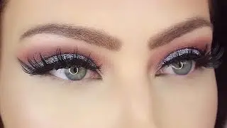 TEAL GLITTER SMOKEY EYE TUTORIAL | MAC REFLECTS TEAL GLITTER