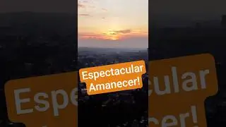 espectacular amanecer desde el parque Mar&iacute;a Enriqueta camarillo #amanecer #xalapaveracruz #drone