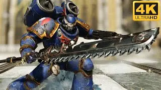 NIGHT LORDS BUTCHER + CHAIN-GLAIVE Gameplay - Warhammer 40k: Space Marine 2 (4K, Mod)
