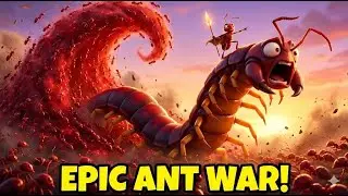 Epic Battle: Fire Ants vs. Giant Centipede | 3D Animation Short Film (4K)