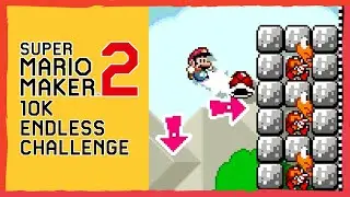 SHELLJUMPS + ICH = NICHT GUT | 10K ENDLESS RUN | Super Mario Maker 2
