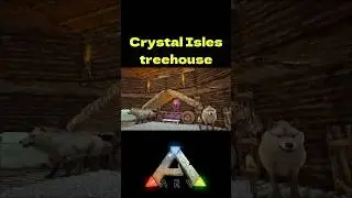 ARK Crystal Isles tree house 2 #ark  #crystalisles #threehouses