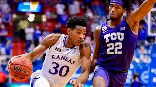 TCU vs Kansas Men's Basketball Highlights