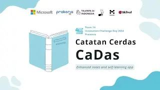 Slide deck presentation - CaDas (Catatan Cerdas)