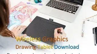 💽💽Wacom Intuos Wireless Graphics Drawing Tablet with 3 Bonus