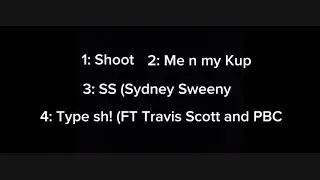 KEN CARSON MIX WITH TRANSITIONS - 1: shoot 2: Me n my Kup 3: SS 4: Type sh! (FT, Travis Scott n PBC)