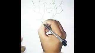 How to make drawing sunflora Pokemon #shorts#sunflora