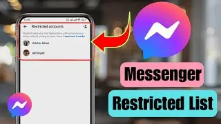 Как просмотреть список ограниченных контактов в Facebook Messenger