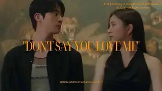 𝐃𝐎𝐍'𝐓 𝐒𝐀𝐘 𝐘𝐎𝐔 𝐋𝐎𝐕𝐄 | ft: Kim Seokjin | short POV | #kimseokjın #bts #방탄소년단 #fanfiction 