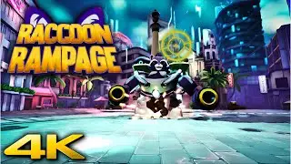 ⭐ Raccoon Rampage + 4 Player Fix | 4K/60ᶠᵖˢ | ARCADE | On-Rails LightGun Shooter