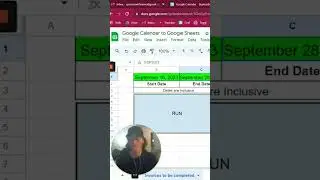 Google Calendar to Google Sheets