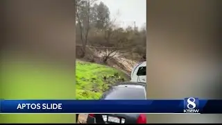 Mother, newborn escape mudslide in Aptos Hills