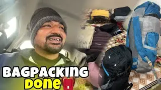 Finally Bagpacking Done For Winter Trip ❄️ Chalo Nikalte Hai 🚆