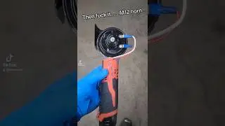 M12 Horn 🦅😂#m12 #horn #fuel #m18 #milwaukee #handheldhorn #handheldtrainhorn #diy #noisemaker