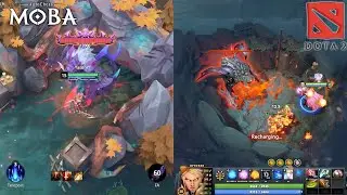 AutoChess Moba Archaic Overlord vs Dota 2 Roshan Comparison