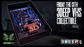 Culture Fly 3DEEP VHS Friday the 13th Part 3 3D Poster Art Collectible | @The Review Spot