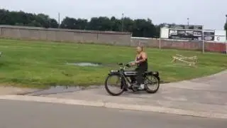 Test ride bike 100 - Triumph model H 550cc 1918