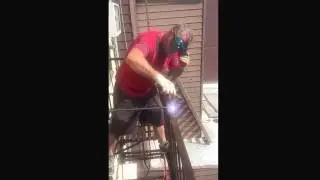 Fire escape painting HPD Manhattan