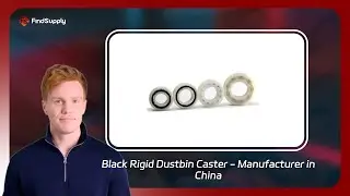 Black Rigid Dustbin Caster - Manufacturer in China