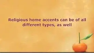 Religious Home Accents