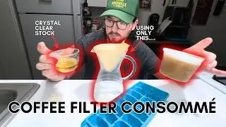 Does @ChrisYoungCooks Coffee Filter Consommé Hack Actually Work??