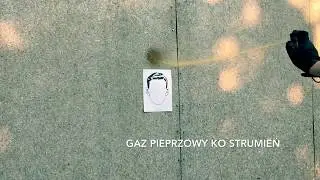 Gaz pieprzowy KO STRUMIEŃ - prezentacja działania