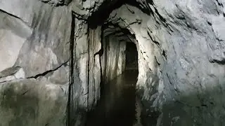 Losing Lights in a MEGA LONG abandoned lost mine explore!
