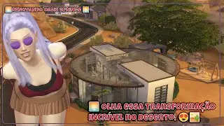 Moderna, redonda e PERFEITA! Renovando Oasis Springs 🧡 | The Sims 4 - Speed Build | No CC |