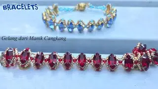 DIY Bracelets || Tutorial Gelang Dari Manik Cangkang ~ Easy Beading Creations