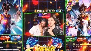 FARM + INVOCATION GOGETA BLUE & VEGETTO BLUE LR | LIVE DOKKAN BATTLE