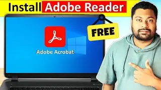 how to download & install adobe acrobat reader for free on windows 10/11 | install adobe reader