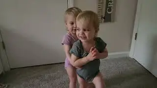 Twins Hug