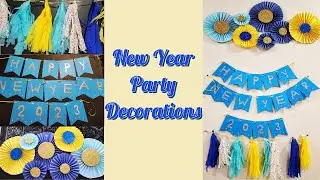 New Year Decoration Ideas | New Year Party Decorations | Last Minute Party Decor | New Year Crafts