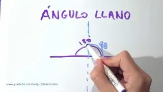 Qu&eacute; es un &aacute;ngulo llano - Cu&aacute;l es, definici&oacute;n, dibujos y ejemplos