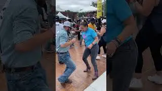 Moriah Hargrave & Blake Quebedeaux Zydeco dancing to Lil' Nate at Scott Boudin Fest!