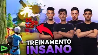 COMO É UM TREINO DE ALTO NIVEL NO FREE FIRE