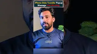 iPhone Data Transfer Message Not Showing #letstryapple #iphonedatatransfer