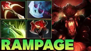 Rampage Shadow Fiend Dota 2 ! SF Dota 2 Mid Lane Carry Gameplay Build Guide 7.40