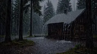 Fall Asleep Fast Tonight: Deep Sleep with Heavy Rain & Brown Noise