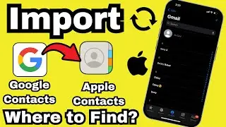 How to Import Google Contacts to iPhone 16 Pro, Pro Max (Import Contacts From Gmail to iPhone)