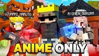 I Joined a 'ANIME ONLY' Minecraft Server!