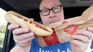 Greggs Christmas Lunch Baguette & Yumm Yumms.