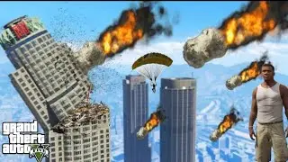 GTA 5 METEORS ATTACK ON LOS SANTOS || GTA5
