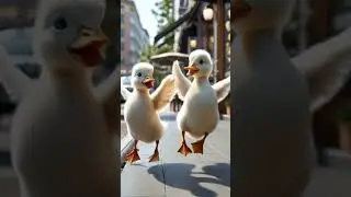 Duck squad couldn&rsquo;t handle the gas!🦆#funny #duck #shorts #ytshorts #trending #funnyvideo #animals